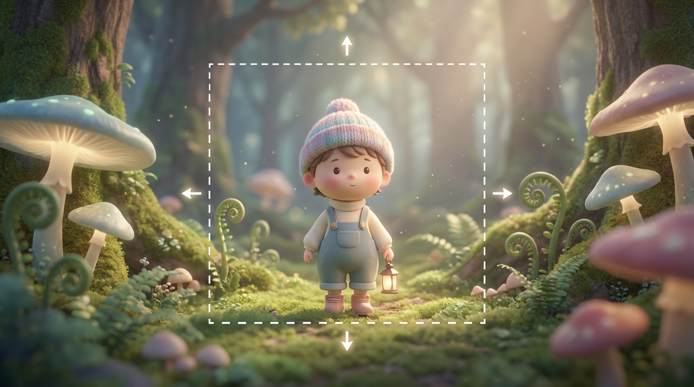 AI Image Extender use case example